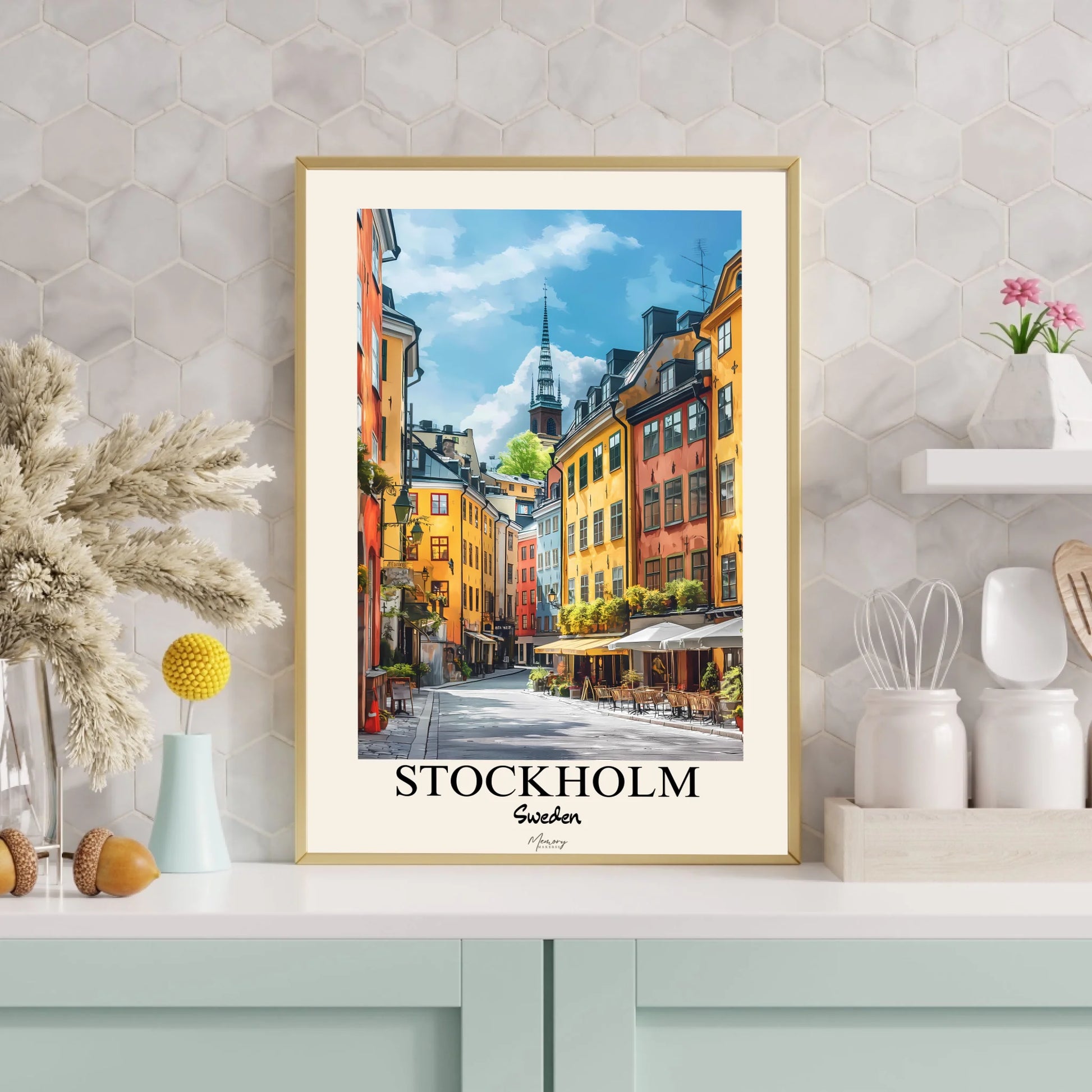 White and Cream Minimalist Photo Frame Mockup Instagram Post (3000 x 3000 px)