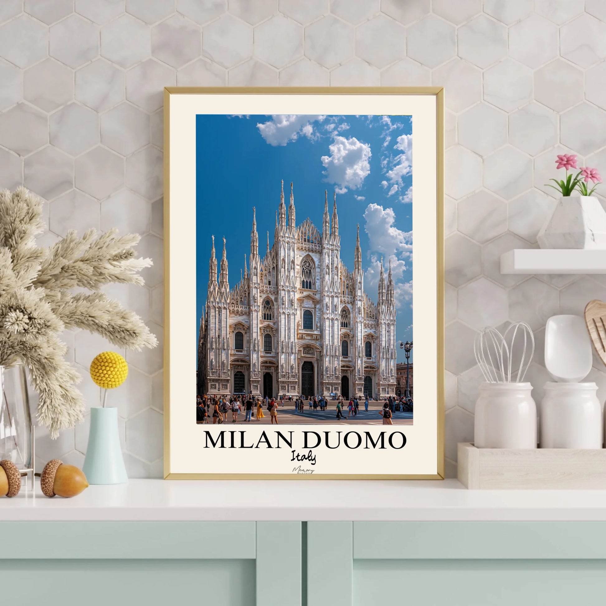 White and Cream Minimalist Photo Frame Mockup Instagram Post (3000 x 3000 px)