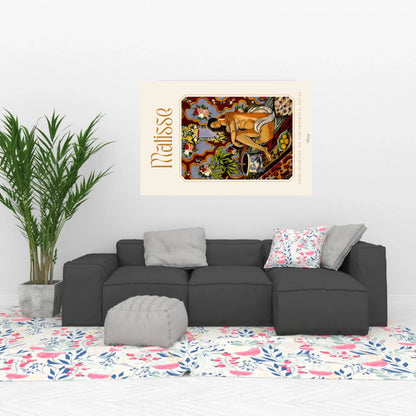 Decorative Figure, Nude 1925, Henri Matisse, Wall Art Poster and Canvas, Print Bright Interior