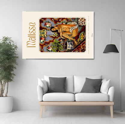 Decorative Figure, Nude 1925, Henri Matisse, Wall Art Poster and Canvas, Print Bright Interior