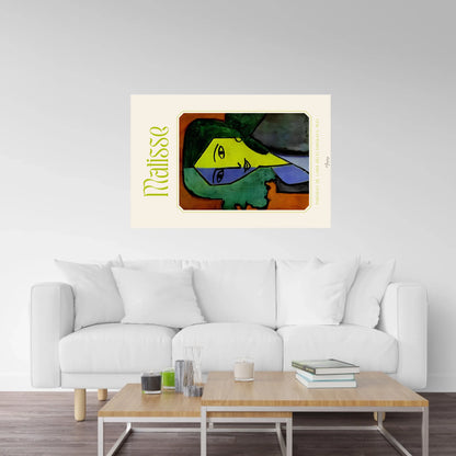 Portrait of Lydia Delectorskaya 1954, Henri Matisse, Wall Art Poster and Canvas, Print Bright Interior