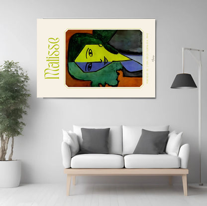 Portrait of Lydia Delectorskaya 1954, Henri Matisse, Wall Art Poster and Canvas, Print Bright Interior