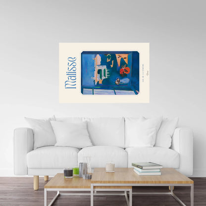 Window in Tangier 1912, Henri Matisse, Wall Art Poster and Canvas, Print Bright Interior