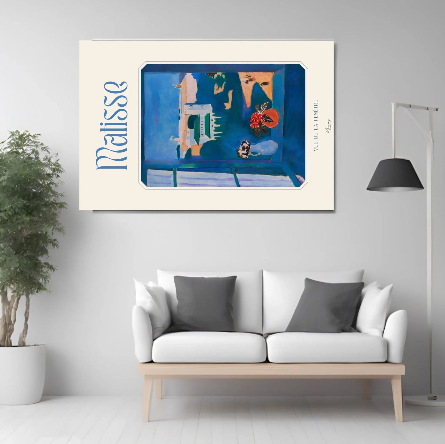 Window in Tangier 1912, Henri Matisse, Wall Art Poster and Canvas, Print Bright Interior