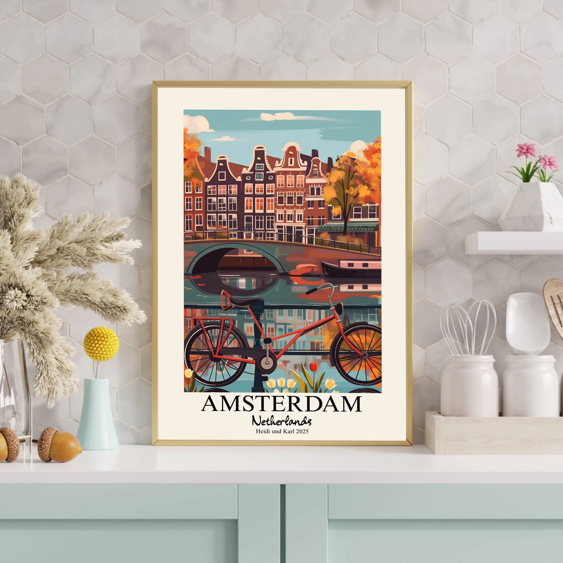 White and Cream Minimalist Photo Frame Mockup Instagram Post (3000 x 3000 px)