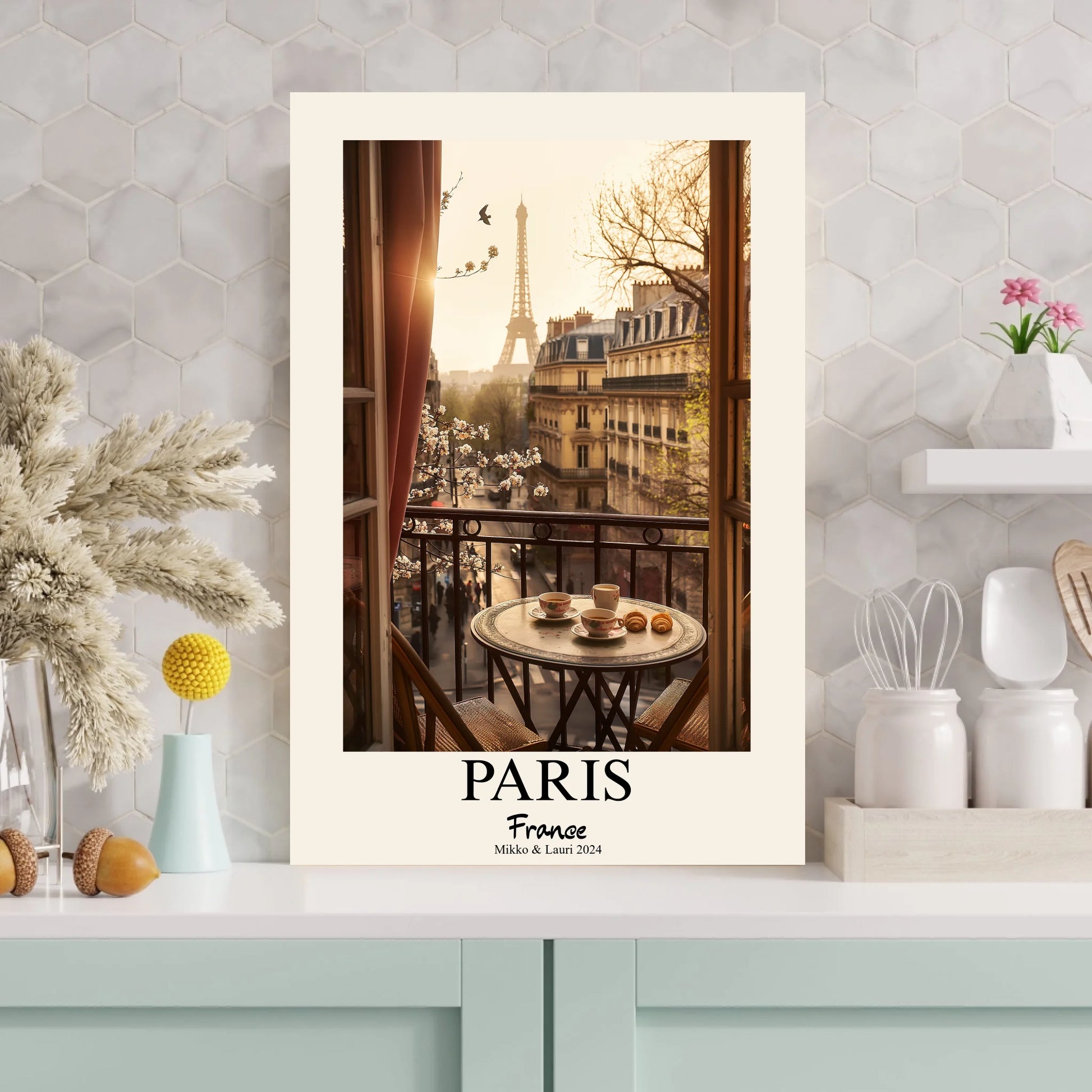 White and Cream Minimalist Photo Frame Mockup Instagram Post (3000 x 3000 px)