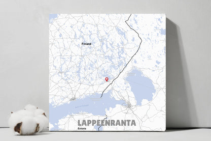 Your map square canvas