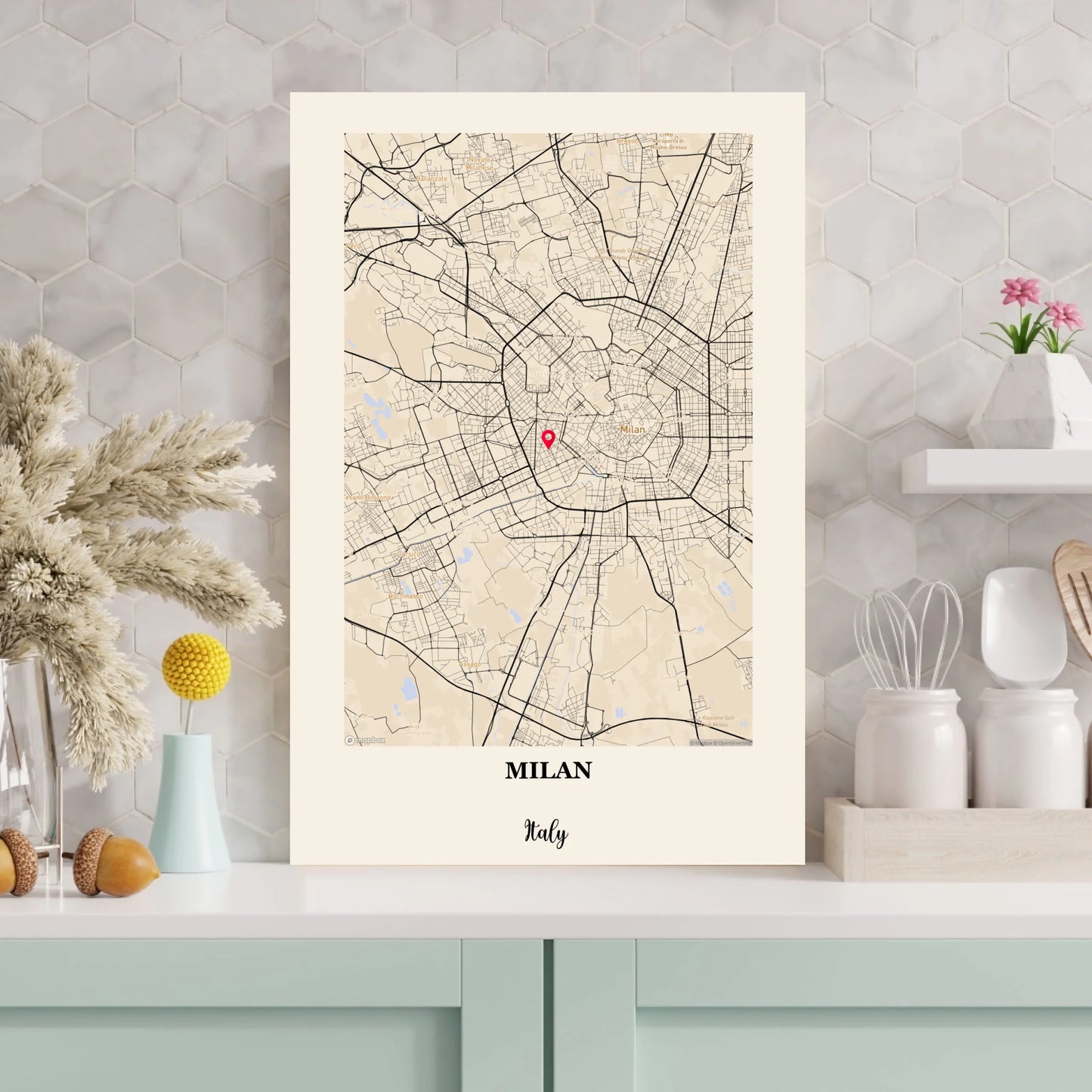 White and Cream Minimalist Photo Frame Mockup Instagram Post (3000 x 3000 px)