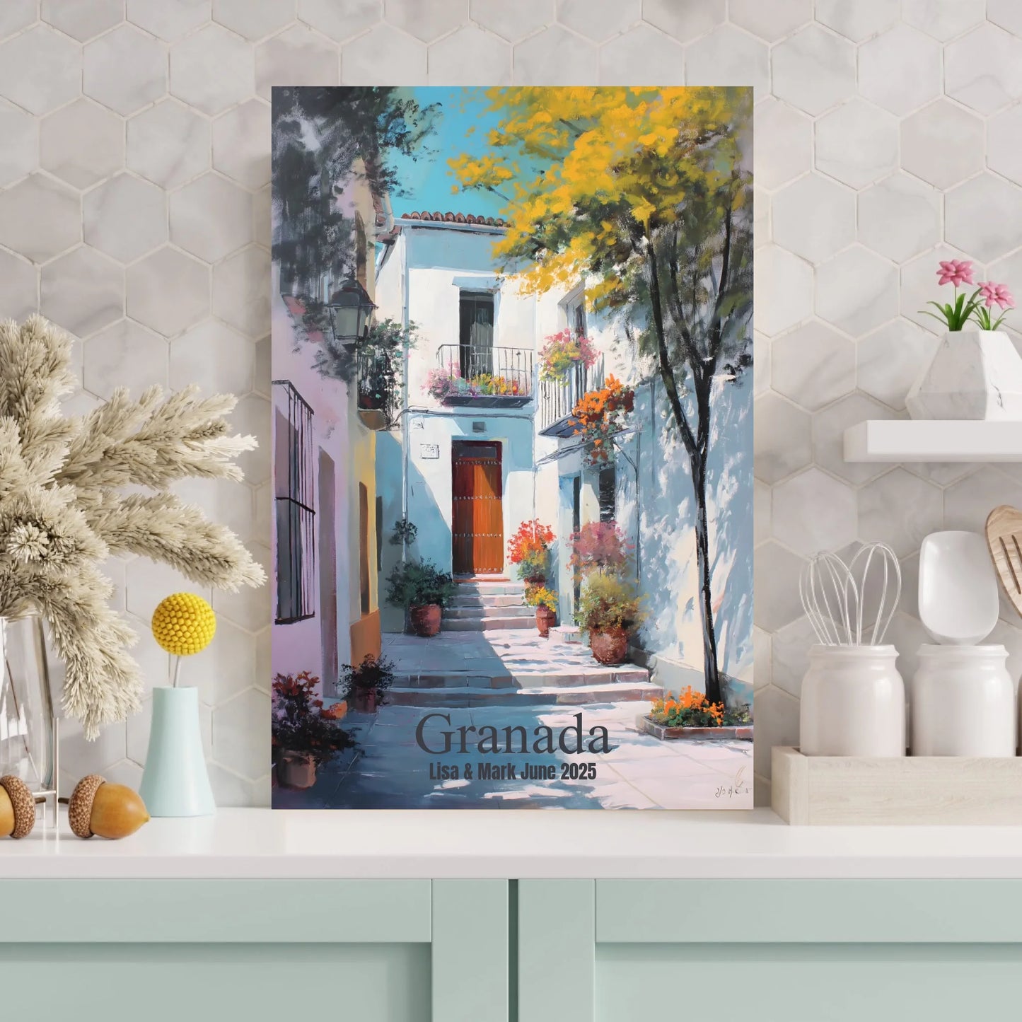 White and Cream Minimalist Photo Frame Mockup Instagram Post (3000 x 3000 px)