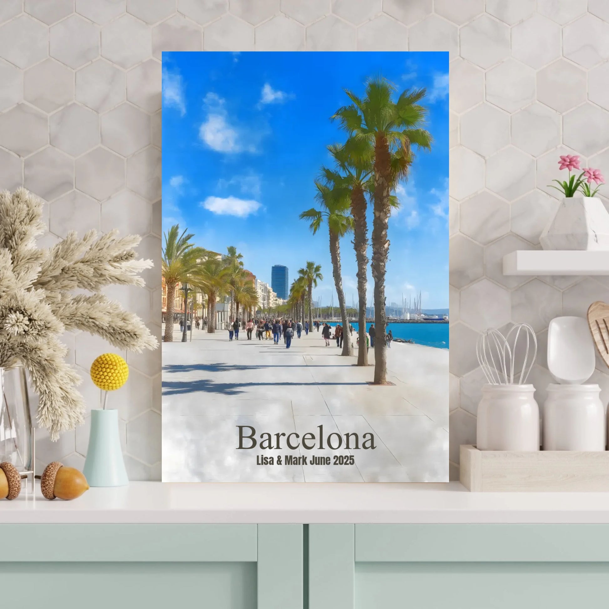 White and Cream Minimalist Photo Frame Mockup Instagram Post (3000 x 3000 px)