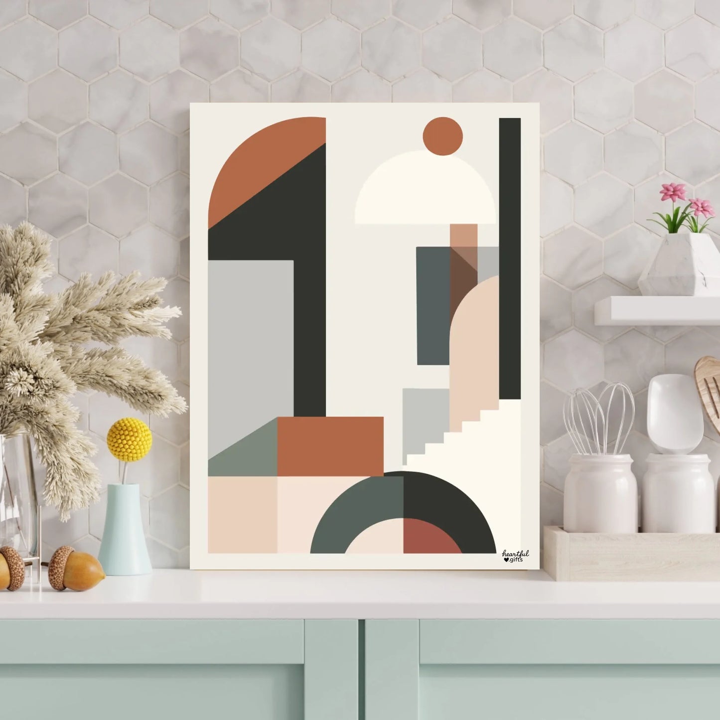 White and Cream Minimalist Photo Frame Mockup Instagram Post (3000 x 3000 px)