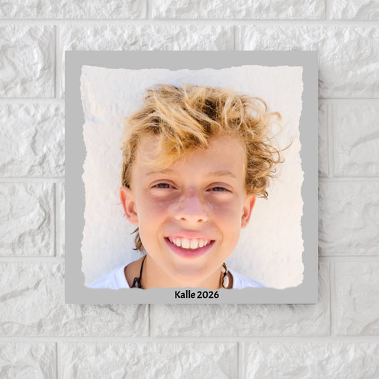 Your Own Torn Picture - Square Canvas & Metal Print