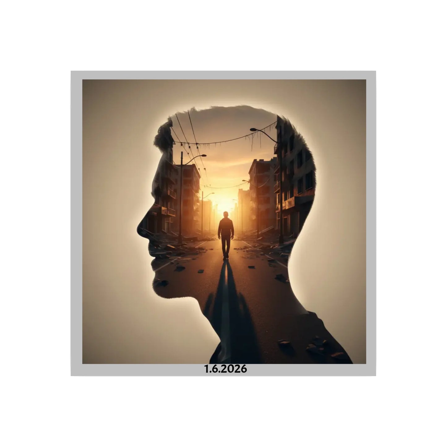 Front, 16″ x 16″